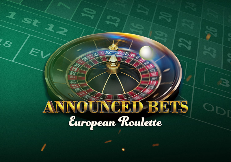 European Roulette Announced Bets TIPOS