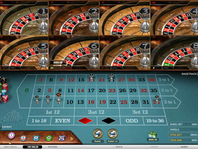Multi wheel roulette, Iné ruletové hry s netradičnými kombináciami